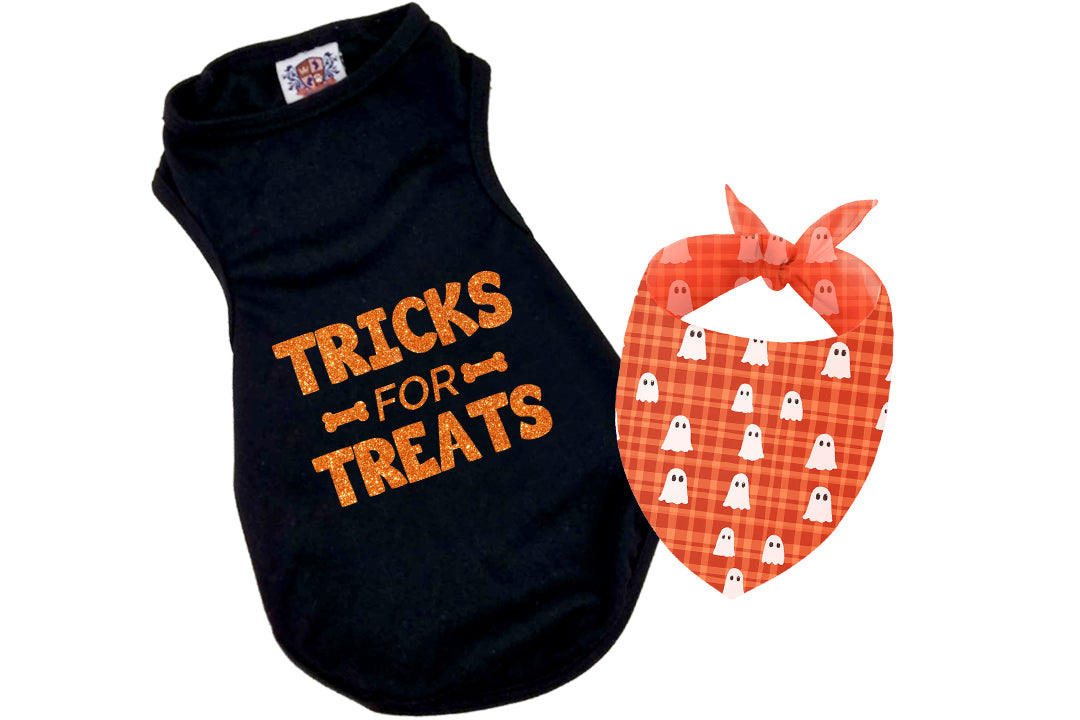 Halloween Dog Shirt | Tricks For Treats